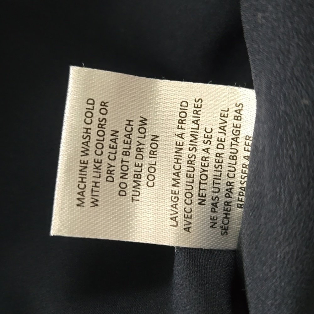 Haute Hippie Navy Ruffle Trim Blouse - Picture 8 of 11